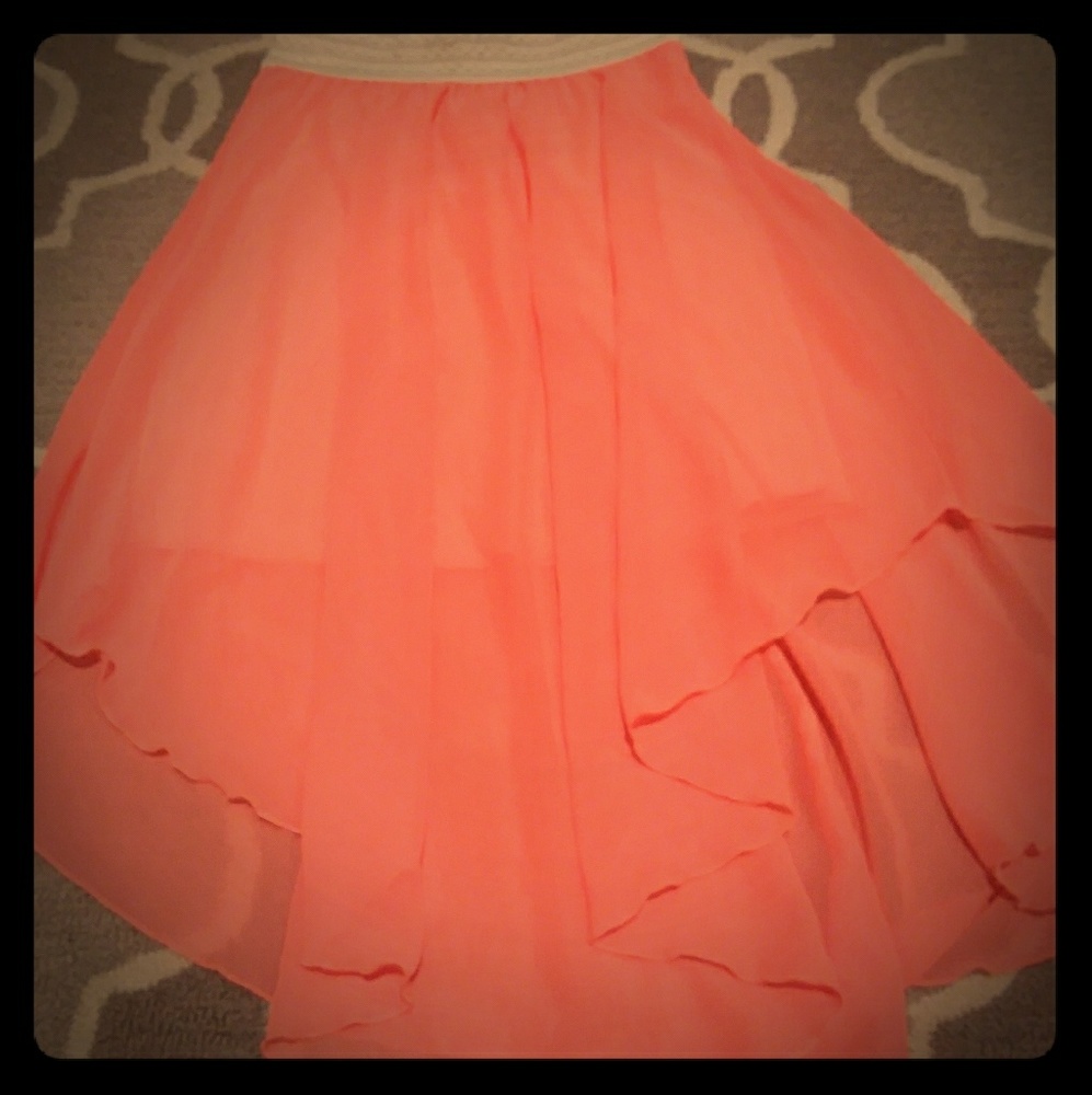 Rue 21 Flowing Orange skirt